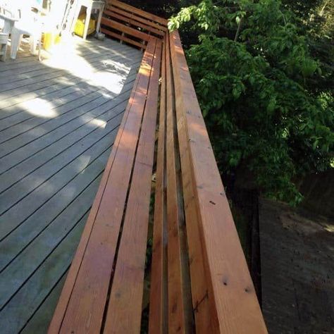 Top 60 Best Deck Bench Ideas - Built-In Outdoor Seating Designs Deck Bench Ideas, Deck Bench Seating, Deck Bench, Deck Seating, Railings Outdoor, Deck Designs Backyard, Relaxing Outdoors, Bench Ideas, Patio Bench