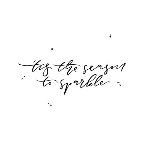 'Tis the season to sparkle / typography by @paigetuzee_designs Tis The Season Quotes, Merry X'mas, First Day Of Autumn, Season Quotes, Postpartum Doula, Tis The Season, Hand Lettering, Calligraphy, Typography