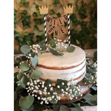 Naked Birthday Cake, 1st Year Cake, Teddy Cakes, Cake Smash Inspiration, Wedding Anniversary Cakes, Fresh Eucalyptus, Simple Cake Designs, Raspberry Filling