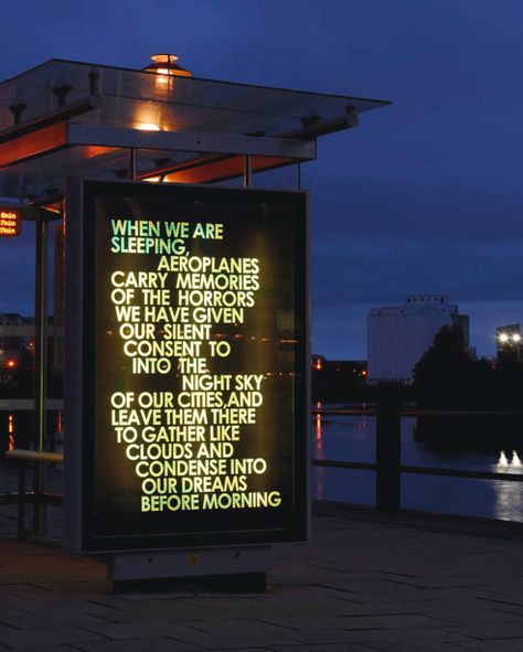 Robert Montgomery Urban Poetry, Seto Kaiba, Beautiful Tumblr, Robert Montgomery, Welcome To Night Vale, Night Vale, Visual Poetry, Neon Art, Text Art