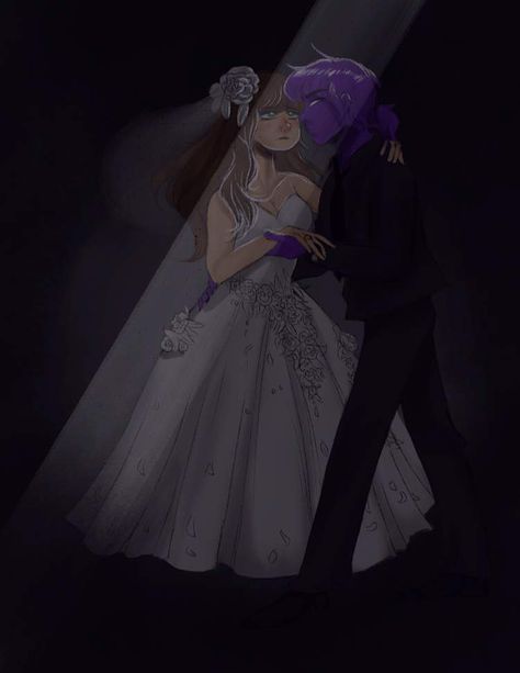 William Afton X Clara, Clara Afton Fanart, Clara Afton, Afton Fanart, William Afton, Long Time Ago, Five Nights At Freddy's, Wedding Photo, To Draw