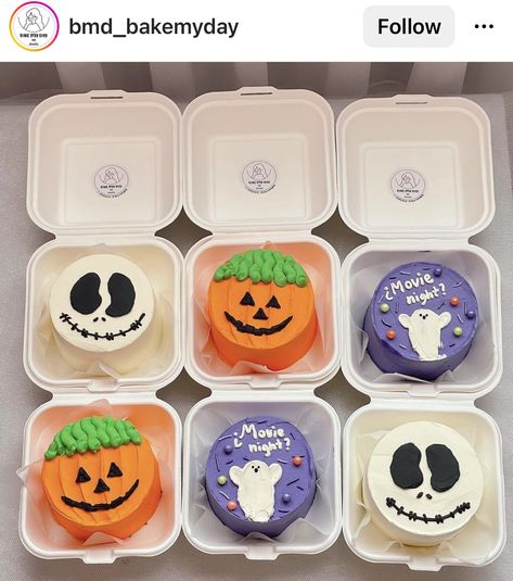 Halloween Lunch Box, Pasteles Halloween, Cupcakes Halloween, Spooky Birthday, Halloween Lunch, Halloween Donuts, Bento Cakes, Halloween Baking, Spooky Treats