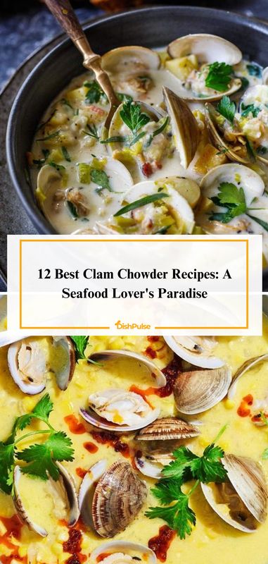 Dive into a seafood lover's paradise with the 12 Best Clam Chowder Recipes! From creamy classics to innovative twists, indulge in comforting bowls of clam chowder bliss. 🦪🥣 



#ClamChowder #SeafoodLovers #ComfortFood #SoupSeason #DishPulse 𝗟𝗼𝘃𝗲 𝗶𝘁? 𝗗𝗼𝘂𝗯𝗹𝗲 𝘁𝗮𝗽! Clam Chowder With Fresh Clams, Clam Soup Recipes, Manhattan Clam Chowder Recipe, Best Chicken Marsala Recipe, Best Clam Chowder Recipe, Homemade Clam Chowder, Best Clam Chowder, Clam Chowder Soup, Clam Chowder Recipe