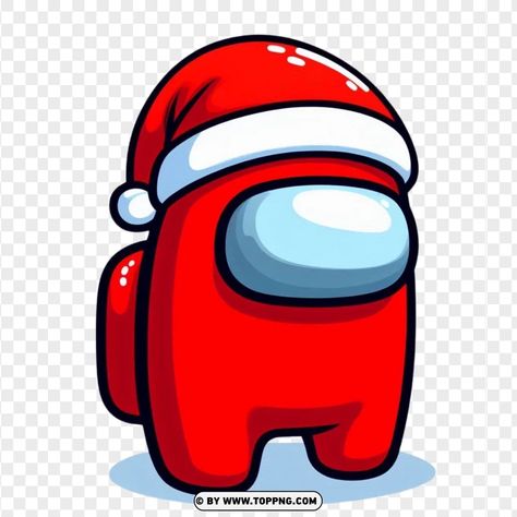 Among Us Characters, Christmas Among Us, Among Us Character Drawing, Among Us Hats In Game, Among Us Christmas Shirt, Among Us Red Imposter, Pinterest Png, Santa Hat Clipart, Mlp Rarity