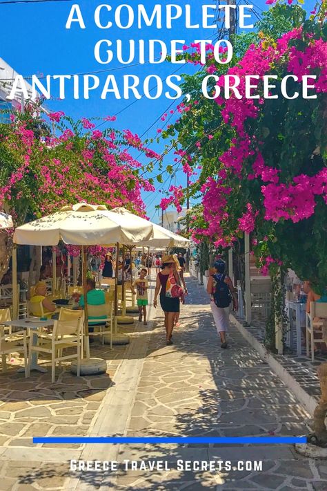 A complete guide to Antiparos including how to get there, where to stay  and what to do, especially the famous Antiparos beaches and cave! #antiparos#antiparosgreece#antiparoscave#cycladesislands#greekislands#greece#islandhoppinggreece Antiparos Greece, Greek Islands Vacation, Best Greek Islands, Paros Island, Greek Travel, Visit Greece, Paros Greece, Road Trip Places, Travel Greece