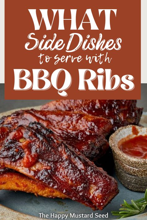 Barbecue Sides Easy, Sides For Bbq Ribs Dishes, Sunday Bbq Ideas Dinners, Ribs For Dinner Side Dishes, Rib Fest Party Ideas, Beef Rib Side Dishes, Rib Cook Off Party Ideas, What Goes Good With Ribs Sides, Ribs Menu Ideas