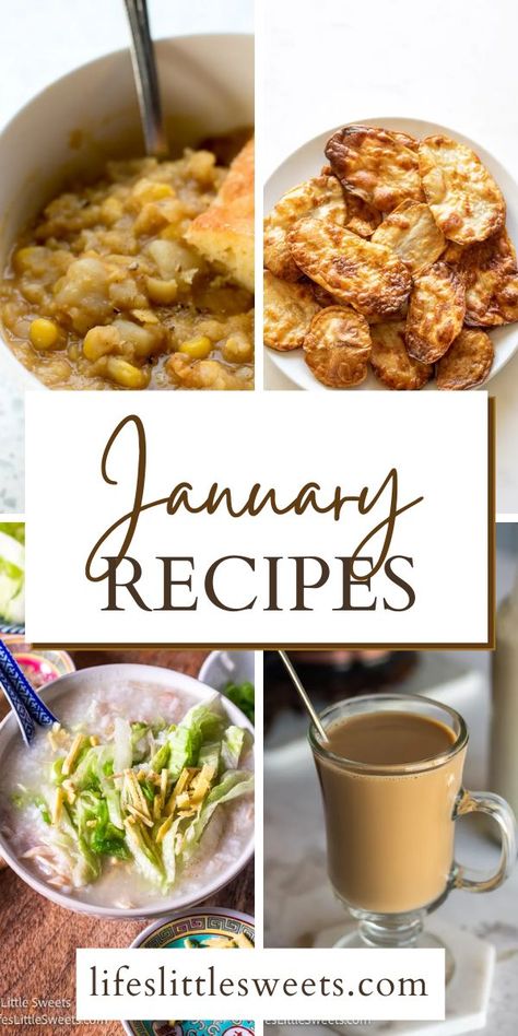 Delicious Winter Meals, January Seasonal Recipes, January Dinner Recipes, January Food Ideas, Recipes For January, January Meal Ideas, Easy Winter Lunch Ideas, January Flavors, January Dinner Ideas