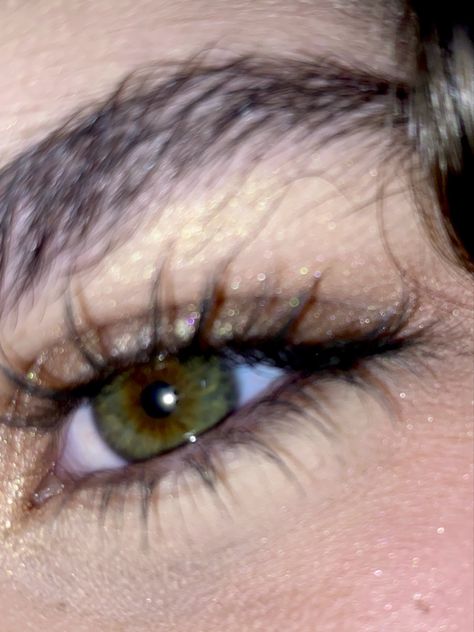 Hazel Green Eyes Long Lashes, Green Eyes Orange Hair, Dark Green Hazel Eyes, Hazel Eyes Eyeliner, Natural Makeup For Green Eyes Brunettes, Muddy Green Eyes, Green Siren Eyes, Hazel Green Aesthetic, Hazel Green Eyes Makeup