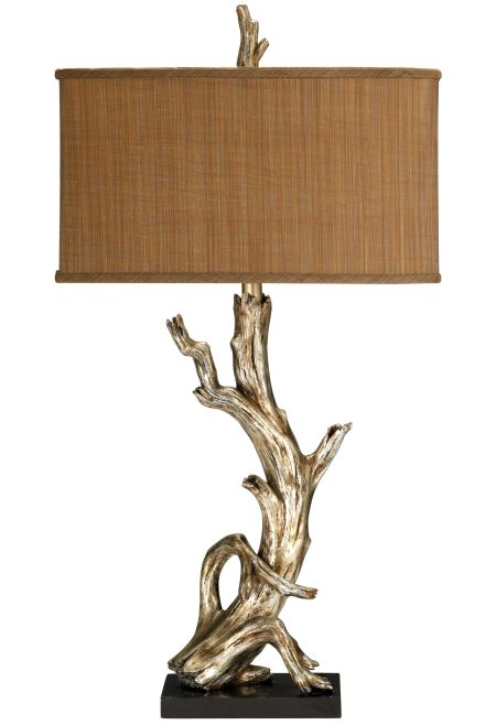 Super chic gold painted driftwood table lamp: http://www.completely-coastal.com/2014/08/shop-driftwood-lamps.html Driftwood Table, Driftwood Lamp, Transitional Table Lamps, Contemporary Table Lamps, Metal Table Lamps, Leaf Table, Led Table Lamp, Desk Lamps, Drum Shade