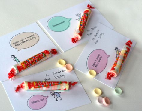 Looking for an easy AND adorable Printable Valentine's Day Card for the kiddies? How about one that includes a roll of Smarties? Look no further. Printable Valentines Day Cards, Happy Hearts Day, Printable Valentines Cards, Printable Valentine, Valentines Printables Free, Valentines School, My Funny Valentine, Classroom Valentine, Valentine Candy