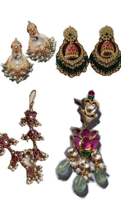 some designs that could be paired with your next rajputi outfit Rajputi Jewellery, Style Earrings, Design