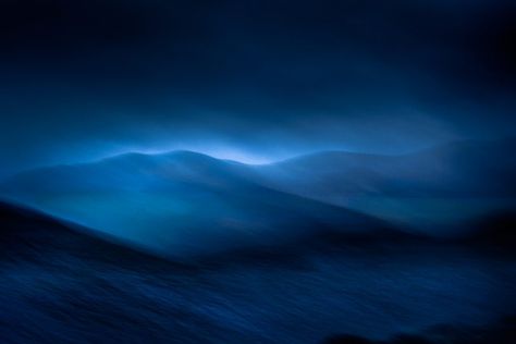 Pastel Colors Background Landscape, Blue Artwork Abstract, Ink Photography, Dramatic Landscape, Pastel Color Background, Blue Landscape, Modern Photographers, Blue Artwork, Landscape Mode