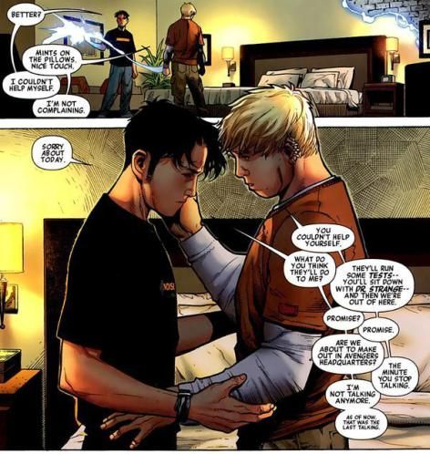 Hulkling X Wiccan, Hulkling And Wiccan, Avengers Headquarters, Billy And Teddy, Wiccan Hulkling, Wiccan And Hulkling, Wiccan X Hulkling, Wiccan Marvel, Teddy Altman