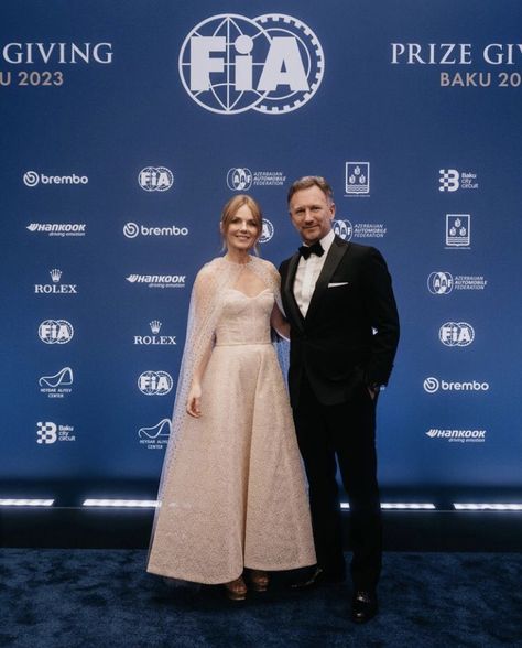 Christian Horner, Baku City, Geri Halliwell, Formula Racing, Rallying, Awards Ceremony, Formula One, Formula 1, Motorsport