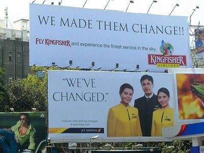 creative funny billboards (25) Kingfisher Airlines, Ambush Marketing, Funny Billboards, Funny Advertising, Jet Airways, Funny Ads, Guerilla Marketing, Marketing Goals, Sports Humor