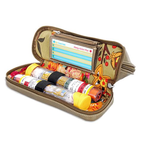 All-in-one accessory case. Epi Pen, Epi Pen Case, Food Allergies Awareness, Tree Nut Allergy, New Product Launch, Allergy Awareness, Latex Allergy, Allergy Asthma, Peanut Allergy