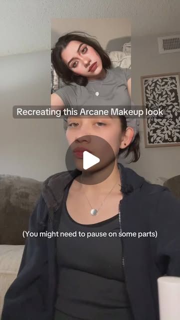 valeria/larry 🤍 on Instagram: "The long awaited tutorial😭 thank you for those who’ve been patient with me! #arcane #makeup #arcaneseason2 #fangirl #fandom #fandoms #arcanelegends #netflix #makeuptutorial" Arcane Makeup Looks, Arcane Makeup Tutorial, Arcane Makeup, Be Patient With Me, Makeup Ideas, Makeup Tutorial, Fangirl, Makeup Looks, Makeup