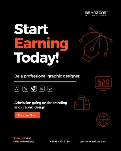 Online Course Template Design, Graphic Design Class Poster, Course Advertisement Design, Course Banner Design, Master Class Poster Design, Graphic Design Course Poster, Course Creative Ads, Online Course Poster, Ar Graphics