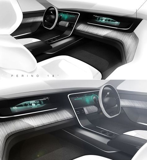 ebe85bc1c2a5b991c4a46febd44ac8e2 Futuristic car interior design with digital dashboard, sleek steering wheel, and modern aesthetics. | Sky Rye Design Automotive Interior Design, Car Interior Concept, Dashboards Design, Concept Car Interior Design, Futuristic Cars Interior, Interior Car Decorations, Concept Car Interior, Car Interior Sketch, Car Interior Design Sketch