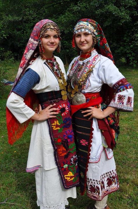 Bulgaria Bulgarian Wedding, Bulgarian Traditions, Romanian Embroidery, Bulgarian Women, Bulgarian Culture, Wedding Dress Traditional, Bulgarian Folklore, Bulgarian Embroidery, Bulgarian Clothing