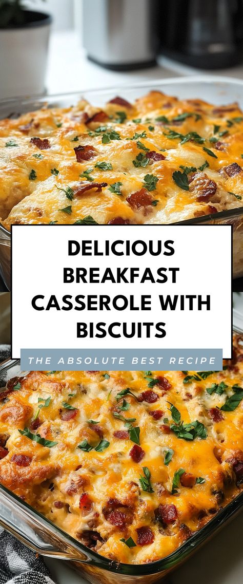 Image for Delicious Breakfast Casserole with Biscuits Biscuit And Egg Breakfast Casserole, Large Breakfast Ideas Families, Christmas Breakfast Casserole With Biscuits, Breakfast Casserole Canned Biscuits, Holiday Crockpot Breakfast, Christmas Breakfast Casserole With Canned Biscuits, Easy Biscuit Breakfast Recipes, Breakfast Casserole With Kielbasa, Breakfast Recipes With Pillsbury Biscuits