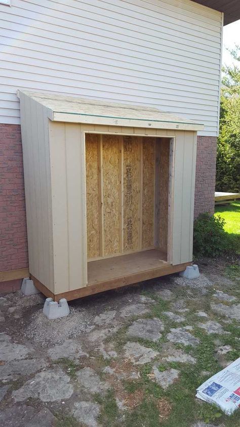 Backyard Storage Sheds, Diy Storage Shed, Lean To Shed, Backyard Storage, Small Sheds, Garden Storage Shed, Diy Shed Plans, Storage Sheds, Garden Tool Storage