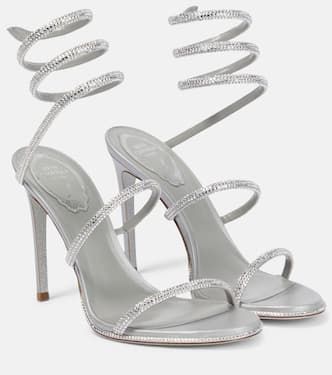 Default title Rene Caovilla Shoes, Velvet Sandals, Satin Sandals, High Sandals, Rene Caovilla, Leather Platform Sandals, Satin Pumps, Embellished Sandals, Bride Clothes