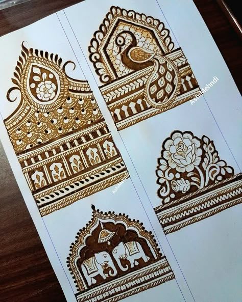 Follow me for more design..... Tabla Mehndi Design, Patches Mehndi Designs, Mehndi Startup Design, Mehandi Practice, Mehndi Practice, Latest Mehndi Designs Wedding, Rajasthani Mehndi Designs, Startup Design, Khafif Mehndi Design