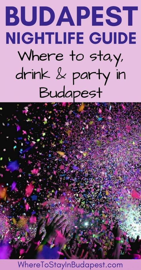 Budapest Nightlife, Nightlife Party, Night Bar, Budapest Travel, Budapest Hotel, Best Bars, Norway Travel, Party Places, Birthday Weekend