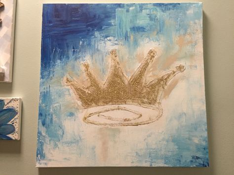 Acrylic Painting Images, Crown Painting, Broken Glass Crafts, Crown Ideas, Diy Tree, Graffiti Wall Art, Impasto Painting, Butterfly Painting, Graffiti Wall