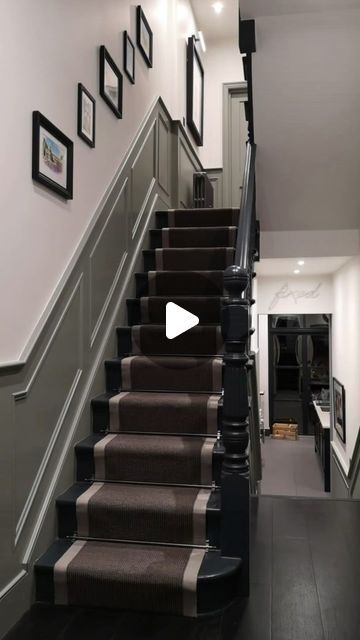 The Wall Panelling Company on Instagram: "Looking back on one of our favourite projects. Our clients based in London using Heritage Victorian panelling, transforming their elegant house, into a beautiful home. 
.
.
#victorianhouserestoration #victorianinterior #periodpropertyrenovations #panelling #wallpanels #panellingstairs #panellingideas #myperiodproperty #victorianstyle #hallwaypanelling #homebeautiful #farrowandball #pigeonfarrowandball #strongwhitefarrowandball #wallpanelling #interiorstyled #entrancehallway #londonhome #thewallpanellingcompany" Hallway Panelling, Period Property, Victorian Interior, Entrance Hallway, Wall Panels, Victorian Homes, Victorian Fashion, Wall Paneling, Beautiful Homes