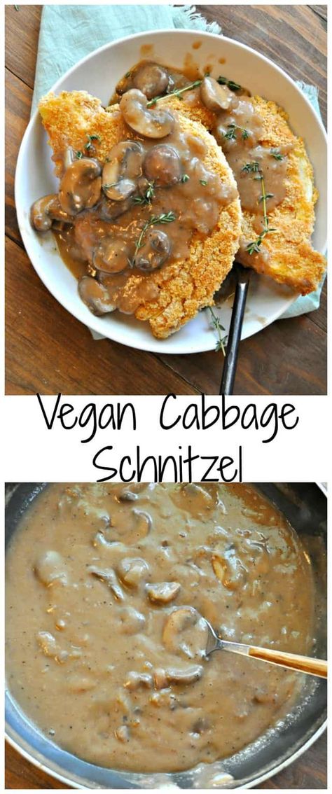 Vegan Cabbage Schnitzel  - Rabbit and Wolves Cabbage Schnitzel, Shrimp Korma, Laccha Paratha, Vegan Cabbage, Rabbit And Wolves, Schnitzel Recipe, Indian Flatbread, Cabbage Steaks, Recipe Vegetarian