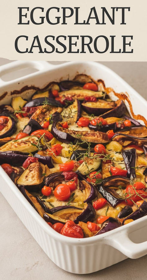 Try this delicious Eggplant Casserole!  Layers of roasted eggplant, herbs, and cheese create a mouthwatering dish everyone will love. Eggplant Casserole Recipes, Eggplant Bake, Eggplant Casserole, Butternut Squash Casserole, Gluten Free Turkey, Vegan Eggplant, Eggplant Lasagna, Savory Cheese, Roasted Eggplant