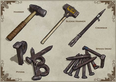 Props Art, Fantasy Props, D&d Dungeons And Dragons, Dungeons And Dragons Homebrew, Character Design Animation, Prop Design, Fantasy Rpg, Fantasy Inspiration, Dnd Characters