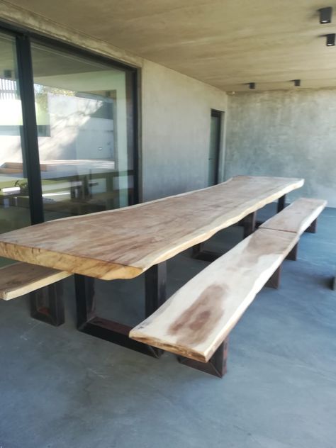 Fabrication Table, Diy Picnic Table, Kitchen Addition, Outside Furniture, Conference Table, Diy Table, Pool House, Picnic Table, Garden Furniture