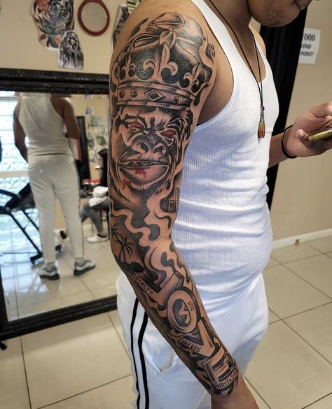 Forearm Sleeves For Men, Shoulder Half Sleeve Tattoo Men, Half Sleeve Shoulder Tattoo For Men, Hood Arm Tattoos Men, Raw Tattoo Design For Men, Back Tattoo Sleeve, Show No Love Tattoo, Outter Arm Tattoo Men Sleeve, Full Forearm Tattoo Men