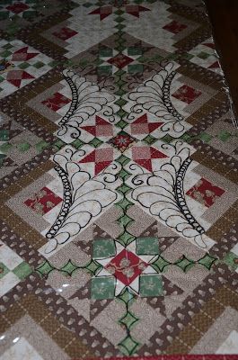 Sew'n Wild Oaks Quilting Blog: Let The Quilting Begin! Friendship Quilts, Accuquilt Quilts, Quilting Feathers, Heritage Quilt, Fmq Designs, Inspirational Quilts, Quilt Motifs, Quilt Layouts, Quilting Motifs