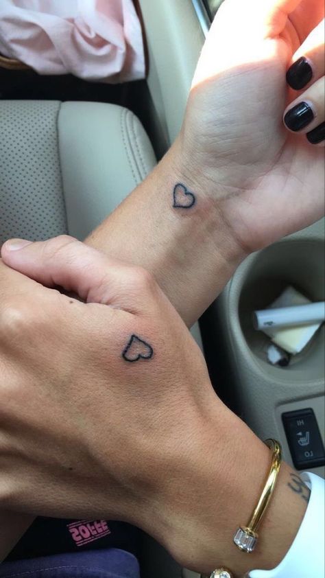 Girlfriend Tattoos, Couple Tattoos Love, Couple Tattoos Unique Meaningful, Small Wave Tattoo, Tattoos Matching, Tattoo For Boyfriend, Small Matching Tattoos, Cute Couple Tattoos, Small Couple Tattoos