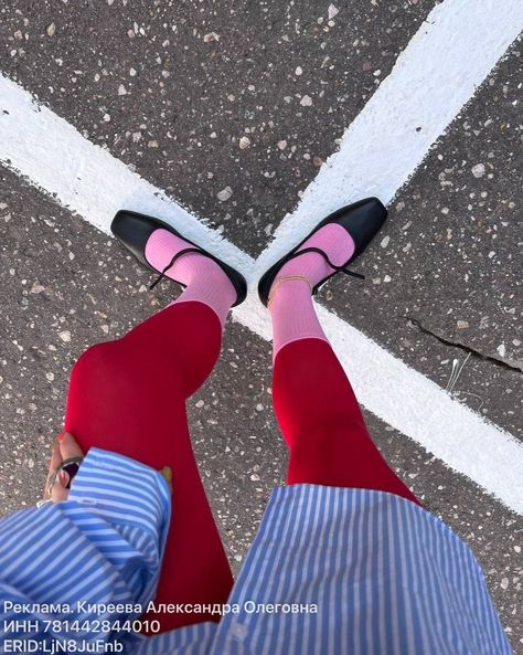 Pink Dress Red Shoes, Dresses With Flats, Flats And Socks, Red Shoes Outfit, Fashion Brenda, Dress With Flats, Shoes Outfit, Target Style, Little Outfits