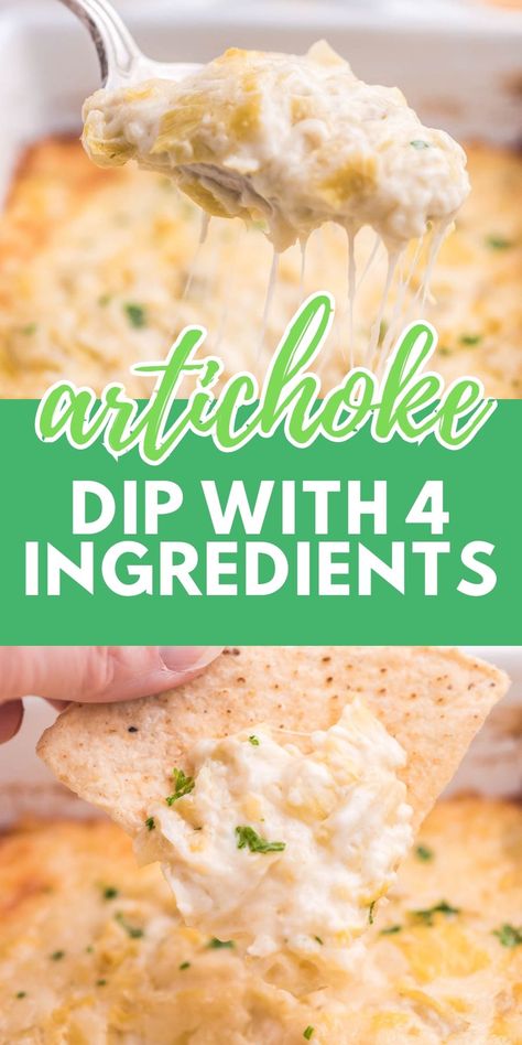 Ww Artichoke Dip, Artichoke Dip No Spinach, Dips With Mayonnaise, Recipes For Artichoke Hearts, Recipe With Artichoke, Cheesy Artichoke Dip, Creamy Artichoke Dip, Simple Artichoke Dip, Shredded Parmesan Recipes