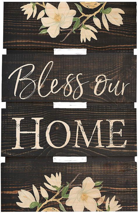 'Bless Our Home'  #afflink God Bless Our Home, Photo Gifts Diy, Bless Our Home, Family Tree Template, Wall Art Farmhouse, Shabby Chic Living Room, Popular Christmas Gifts, Nantucket Style Decor, Chic Living Room