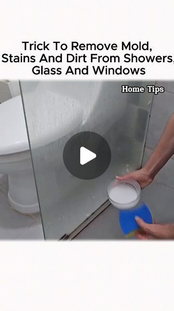 Make home tips on Instagram: "Trick to remove mold, stains and dirt from showers, glass and windows.#foryoupage #fyp #hometips #HomeHacks #maketips" Remove Mold From Walls, Remove Mold From Shower, Remove Mold Stains, Cleaning Shower Glass, Remove Mold, Bathroom Hacks, Shower Glass, Cleaning Gadgets, Home Tips