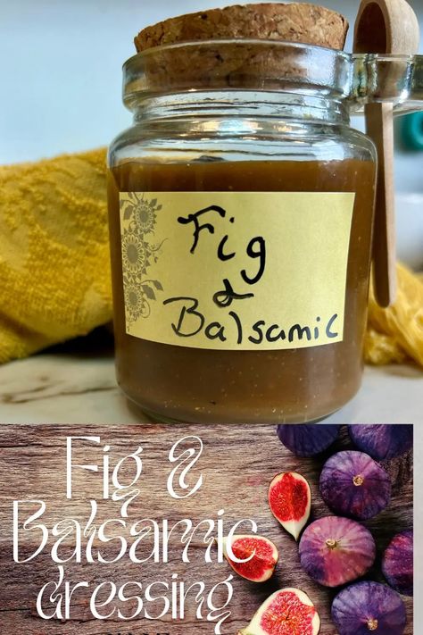 Fig and Balsamic Dressing Fig Salad Dressing, Fig Dressing, Vegetable Marinade, Lamb Pasta, Fig Salad, Pork Salad, Sandwich Spread, Salad Sauce, Balsamic Dressing