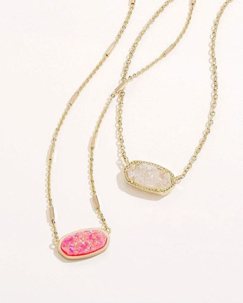 drusy pendant, kendra scott, pendant Kendra Scott Necklace Elisa, Preppy Accessories, Preppy Jewelry, Kendra Scott Necklace, About Today, Jewelry Accessories Ideas, Summer Styles, Cute Necklace, Kendra Scott Jewelry