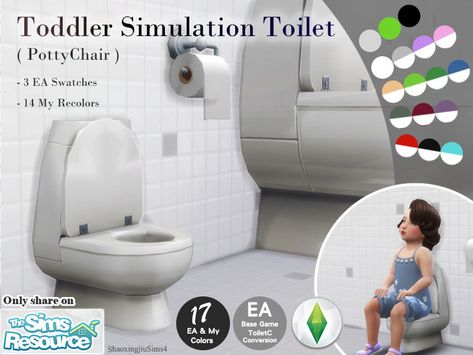 EA Toilet conversion Found in TSR Category 'Sims 4 Kids Bedroom Sets' Sims 4 Kids Bedroom, Toddler Cc Sims 4, Sims Baby, Die Sims 4, Play Sims 4, The Sims 4 Pc, Potty Chair, Sims 4 Bedroom, Sims 4 House Plans