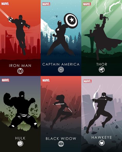 Original 6 Avengers, Marvel Decor, Avengers Drawings, Marvel Room, Marvel Hawkeye, Original Six, Marvel And Dc Characters, Character Posters, Avengers Characters