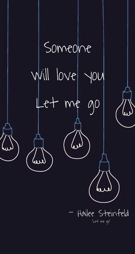 Let me go - Hailee Steinfeld Hailee Steinfeld Tattoo Ideas, Hailee Steinfeld Lockscreens, Hailee Steinfeld Quotes, Hailee Steinfeld Wallpaper Aesthetic, Hailee Steinfeld Wallpaper Iphone, Hailee Steinfeld Drawing, Hailee Steinfeld Songs, Iphone Songs, Retractable Screen Porch