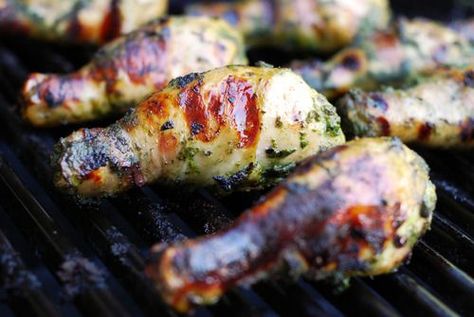 Phenomenal grilled green chicken- nom nom Paleo Marinade, Green Chicken Recipe, Paleo Main Dishes, Green Chicken, Nom Nom Paleo, Chicken And Broccoli, Paleo Lunch, Paleo Chicken, Paleo Whole 30