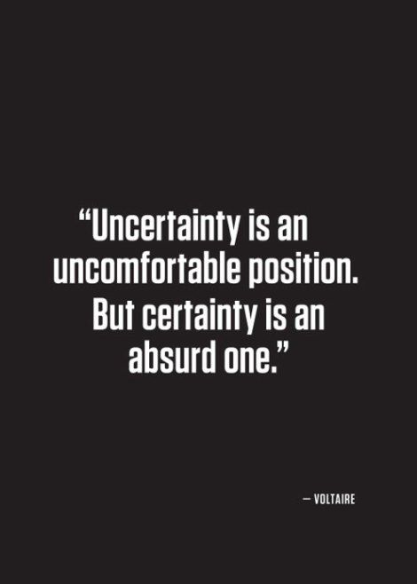 Control is an illusion Uncertainty Quotes, Voltaire Quotes, This Is Your Life, Philosophy Quotes, Quotable Quotes, A Quote, Great Quotes, Wisdom Quotes, Inspirational Words