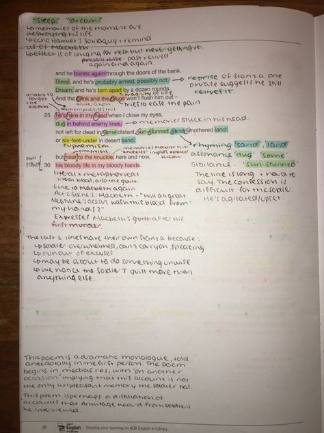 My annotations for the GCSE English Literature AQA Power and Conflict poems - Remains. [page 2] Gcse Poems Power And Conflict, Remains Poem Analysis Gcse, Gcse Poetry Power And Conflict, Gcse Poetry Anthology, Gcse English Literature Poetry Power And Conflict, Power And Conflict Poetry Revision Notes, Remains Annotations, Poppies Poem, Literature Poems